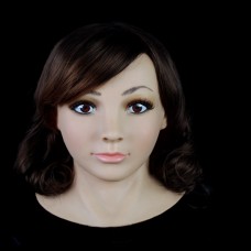 (SF-4) Soft Silicone Realist Human Face Crossdress Full Head Female/Girl Sexy Doll Fetish Mask (SF-4) Soft Silicone Realist Human Face Crossdress Full Head Female/Girl Sexy Doll Fetish Mask